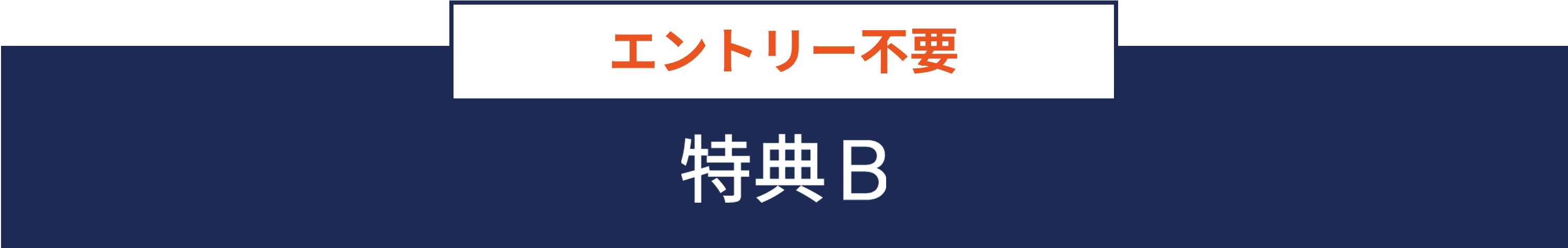 エントリー不要 特典A