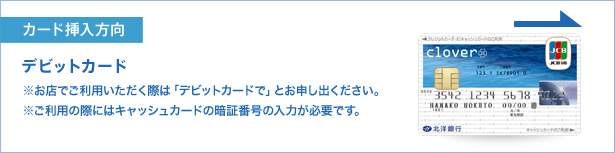 カード挿入方向