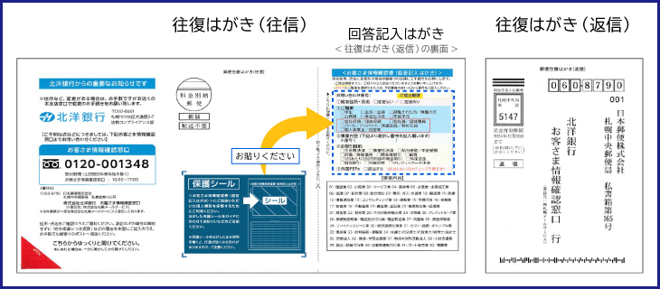 往復はがき画像