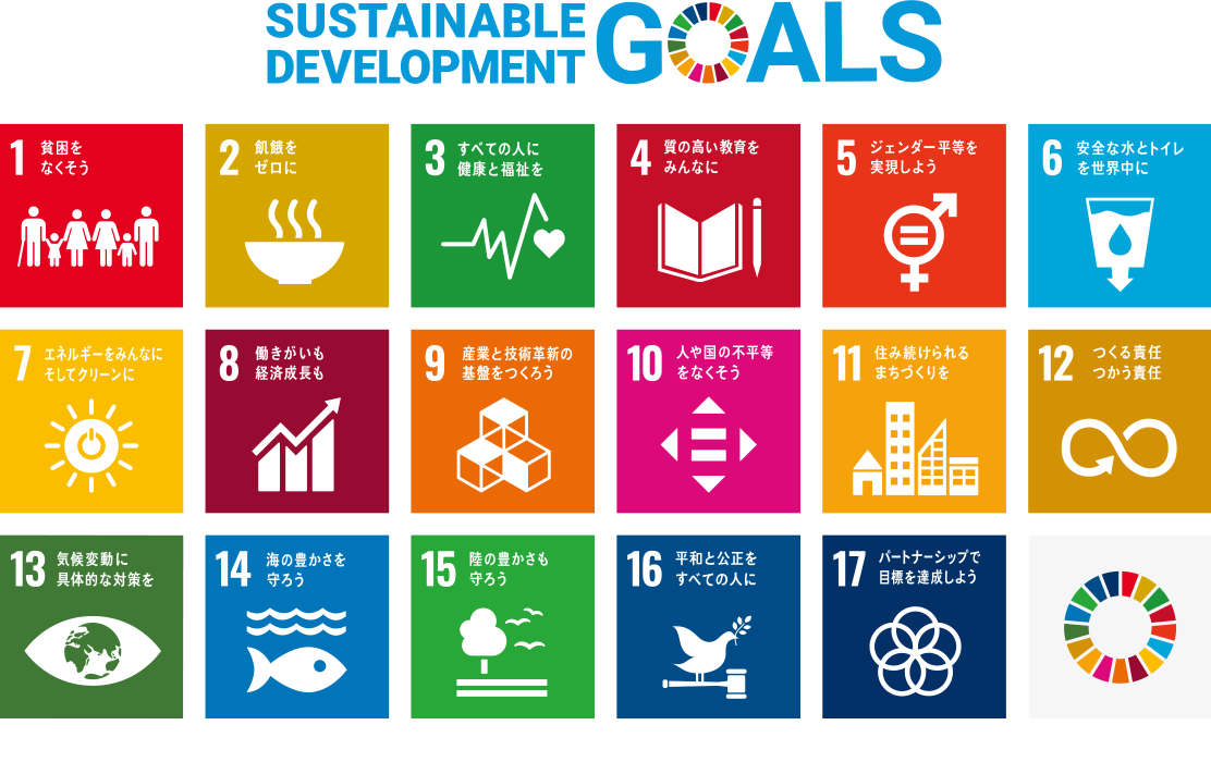SUSTAINABLE DEVELOPMENT GOALS 世界を変えるための17の目標