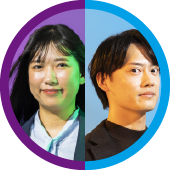 大西 由宇さん・森 脩人さんの写真