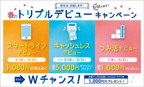 �t�̃g���v���f�r���[�L�����y�[��